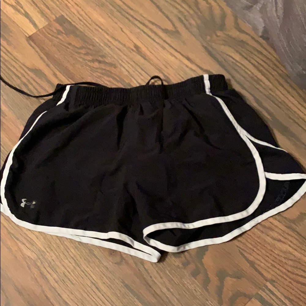 Black workout shorts